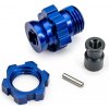 Traxxas náboj kolesa krátky 17 mm s drážkami modrý Traxxas náboj kolesa krátky 17 mm s drážkami modrý