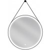 Mexen Reni, LED kúpeľňové zrkadlo s podsvietením 70x70 cm, 6000K, čierny rám, ochrana proti zahmlievaniu, 9812-070-070-611-70 Mexen Reni, LED kúpeľňové zrkadlo s podsvietením 70x70 cm, 6000K, čierny rám, ochrana proti zahmlievaniu, 9812-070-070-611-70