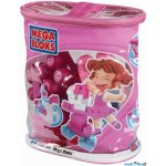 Megabloks ružové kocky vo vrecúšku 24