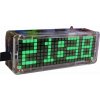 Digitálne hodiny LED matrix s teplomerom - zelené, STAVEBNICE Digitálne hodiny LED matrix s teplomerom - zelené, STAVEBNICE