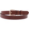 Špongr dámsky kožený opasok 2524 koňakovo hnedý