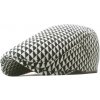 Pánska plochá kockovaná čiapka bekovka Cigoli Biela Pánska plochá kockovaná čiapka bekovka Cigoli Biela