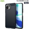 Gumený kryt MOFI Gentleness na Xiaomi Mi 11 Lite - Modrá Gumený kryt MOFI Gentleness na Xiaomi Mi 11 Lite - Modrá