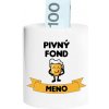 Pivný fond + meno - personalizovaný produkt - keramická pokladnička s potlačou - Tričkový Pivný fond + meno - personalizovaný produkt - keramická pokladnička s potlačou - Tričkový