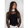 Fleur de lys Tričko dámske pretekové Cindy black s dlhým rukávom Fleur de lys Tričko dámske pretekové Cindy black s dlhým rukávom
