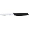Kuchyňský nůž VICTORINOX Swiss Modern 10cm - zubaté ostří - černý Kuchyňský nůž VICTORINOX Swiss Modern 10cm - zubaté ostří - černý