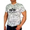 Alpha Industries Basic T-Shirt Camo tričko pánske Brushstroke White Farba: biela, Veľkosť: XL Alpha Industries Basic T-Shirt Camo tričko pánske Brushstroke White Farba: biela, Veľkosť: XL