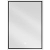 Mexen Erma, LED kúpeľňové zrkadlo s podsvietením a čiernym rámom 50x70 cm, 6000K, ochrana proti zahmlievaniu, 9814-050-070-611-70 Mexen Erma, LED kúpeľňové zrkadlo s podsvietením a čiernym rámom 50x70 cm, 6000K, ochrana proti zahmlievaniu, 9814-050-070-611-70