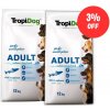 TropiDog Premium Adult MEDIUM & LARGE BREEDS - bohatý na lososa, s ryžou 2x12kg TropiDog Premium Adult MEDIUM & LARGE BREEDS - bohatý na lososa, s ryžou 2x12kg