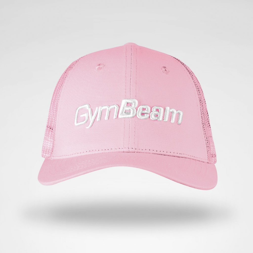 GymBeam Mesh Panel Cap Baby Pink