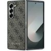 Guess Samsung Z Fold 6 HC PU 4G Charm hnedé GUHCZFD6GF4GBR