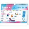 Školní plánovací kalendář s háčkem 2026, 30 × 21 cm Školní plánovací kalendář s háčkem 2026, 30 × 21 cm