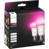 Philips Hue LED Lampe E27 2er Set 810lm White & Color Amb. Philips Hue LED Lampe E27 2er Set 810lm White & Color Amb.