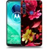 Picasee silikónový prehľadný obal pre Motorola Moto G8 - Dark Peonny Picasee silikónový prehľadný obal pre Motorola Moto G8 - Dark Peonny