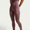 Dámske športové legíny Nike ONE VínováBiela