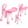 Stolička na kŕmenie a hranie ružová Stolička na kŕmenie a hranie ružová