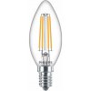 LED žiarovka E14 B35 6,5W = 60W 806lm 2700K teplé vlákno PHILIPS LED žiarovka E14 B35 6,5W = 60W 806lm 2700K teplé vlákno PHILIPS