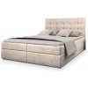 Manželská boxspring posteľ s úložným priestorom Glos M 160x200 - krémová Manželská boxspring posteľ s úložným priestorom Glos M 160x200 - krémová