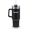 Foxigy Termohrnček do auta so slamkou 1200 ml Black Foxigy Termohrnček do auta so slamkou 1200 ml Black
