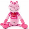 Lumpin Kočka Rosalie růžová 38 cm