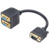 Gembird adaptér VGA splitter - rozdvojka, kábel, 0.2 m CC-VGAX2-20CM Gembird adaptér VGA splitter - rozdvojka, kábel, 0.2 m CC-VGAX2-20CM
