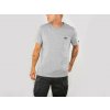 Alpha Industries Basic T Small logo Grey Mellange tričko pánske Farba: šedá, Veľkosť: XL Alpha Industries Basic T Small logo Grey Mellange tričko pánske Farba: šedá, Veľkosť: XL