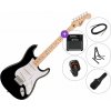 Fender Squier Sonic Stratocaster MN SET 2 Black Elektrická gitara Fender Squier Sonic Stratocaster MN SET 2 Black Elektrická gitara