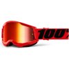 STRATA 2 100% - USA , dětské brýle červené - zrcadlové červené plexi STRATA 2 100% - USA , dětské brýle červené - zrcadlové červené plexi