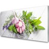 Skleneny obraz Cesnak byliny do kuchyne 100x50 cm Skleneny obraz Cesnak byliny do kuchyne 100x50 cm