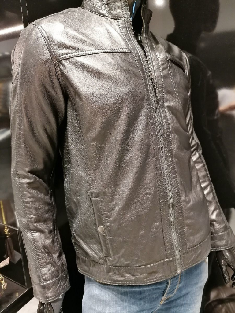 Max Original Leather pánska kožená bunda 1431 Black