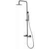 Imex BTM039/BGM MONZA termostatický duálny sprchový systém black gun metal Imex BTM039/BGM MONZA termostatický duálny sprchový systém black gun metal