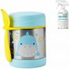SKIP HOP Zoo Termoska na jedlo s lyžičko/vidličkou Žralok 325 ml, 3+ + AQUAINT 500 ml SKIP HOP Zoo Termoska na jedlo s lyžičko/vidličkou Žralok 325 ml, 3+ + AQUAINT 500 ml