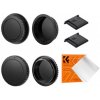 K&F Concept EF Mount Rear Lens Cap, Body Cap Cover, Hot Shoe Cover Kit, EF Lens Cap, EF K&F Concept EF Mount Rear Lens Cap, Body Cap Cover, Hot Shoe Cover Kit, EF Lens Cap, EF