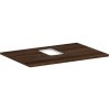 Doska pod umývadlo Hansgrohe Xelu Q 78x1,6x55 cm tmavý orech 54120630 Doska pod umývadlo Hansgrohe Xelu Q 78x1,6x55 cm tmavý orech 54120630