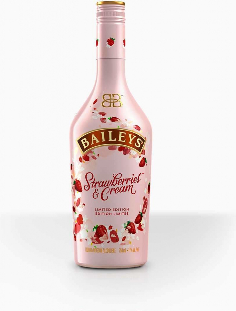 Baileys Strawberries & Cream 17% 0,7 l (čistá fľaša)