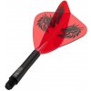 Red Dragon Nitro Flite Jonny Clayton integrované Kite letky a dlhé násadky na šípky Red Dragon Nitro Flite Jonny Clayton integrované Kite letky a dlhé násadky na šípky