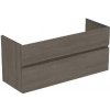 Ideal Standard Finesse - Umývadlová skrinka, 120x44x55 cm, 2 zásuvky, Dark Elm E3385UR Ideal Standard Finesse - Umývadlová skrinka, 120x44x55 cm, 2 zásuvky, Dark Elm E3385UR