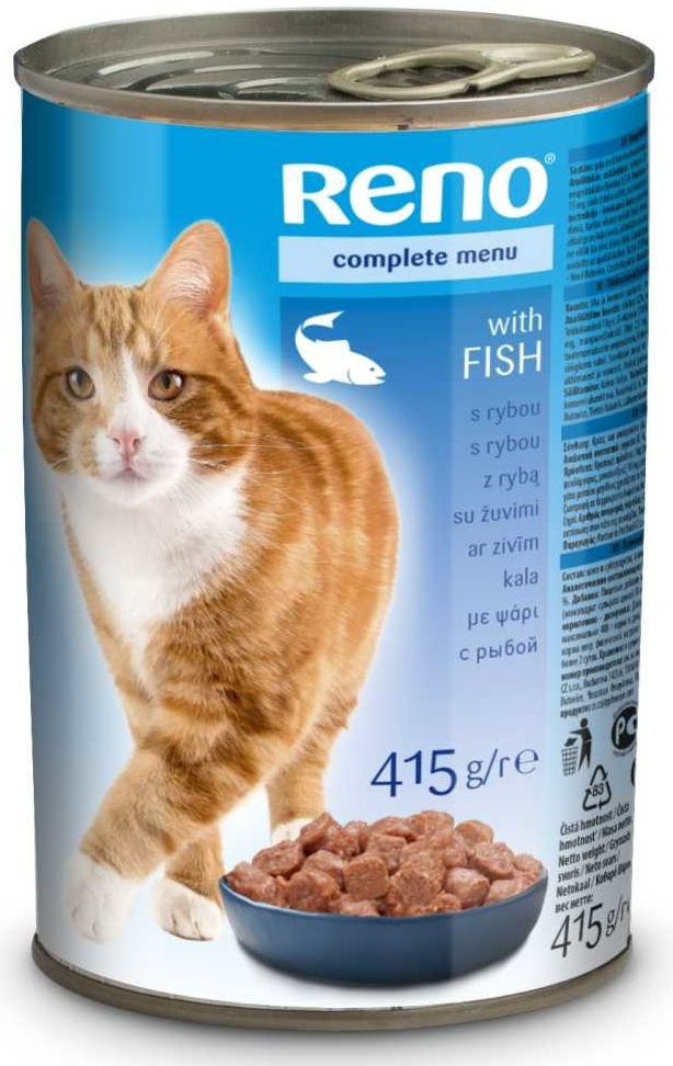 RENO Cat rybí kousky 415 g