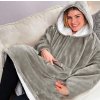 VERK Deka s rukávmi a kapucňou Huggle Hoodie - šedá VERK Deka s rukávmi a kapucňou Huggle Hoodie - šedá