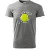 Tenisová loptička v triku - Klasické pánske tričko vyššej gramáže - 2XL ( Tmavosivý melír ) Tenisová loptička v triku - Klasické pánske tričko vyššej gramáže - 2XL ( Tmavosivý melír )