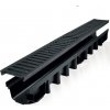 Odvodňovací žľab s liatinovým roštom 131x98x1000mm C250 Odvodňovací žľab s liatinovým roštom 131x98x1000mm C250