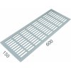 MPkovania SRL - ALFA vetracia mriežka 150 x 600 mm, 600 mm, 150 mm, STM - strieborná matná (C0) MPkovania SRL - ALFA vetracia mriežka 150 x 600 mm, 600 mm, 150 mm, STM - strieborná matná (C0)