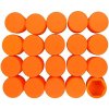 CAPPA Kryty skrutiek silikónové 20 ks oranžové 17 mm CAPPA Kryty skrutiek silikónové 20 ks oranžové 17 mm