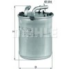 Palivový filter MAHLE KL 778 Palivový filter MAHLE KL 778