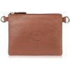 Crossbody kabelka Paolo Peruzzi SI-41 hnědá Crossbody kabelka Paolo Peruzzi SI-41 hnědá