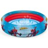 Mondo trojkomorový nafukovací bazén Spiderman 100 cm 16345 červený Mondo trojkomorový nafukovací bazén Spiderman 100 cm 16345 červený