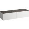 Laufen Il Bagno Alessi skrinka s pracovnou doskou 160x50x37 cm závesná kúpeľňová skrinka pod umývadlo biela H4323300972601 Laufen Il Bagno Alessi skrinka s pracovnou doskou 160x50x37 cm závesná kúpeľňová skrinka pod umývadlo biela H4323300972601