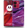 Picasee silikónový prehľadný obal pre Motorola Edge 40 - Purple glitter Picasee silikónový prehľadný obal pre Motorola Edge 40 - Purple glitter