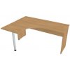 Hobis Pracovný stôl Gate, ergo, pravý, 160x75,5x120 cm, dub/dub Hobis Pracovný stôl Gate, ergo, pravý, 160x75,5x120 cm, dub/dub