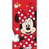Jerry Fabrics detská osuška Minnie Red Heart bavlna froté 70x140 cm Jerry Fabrics detská osuška Minnie Red Heart bavlna froté 70x140 cm
